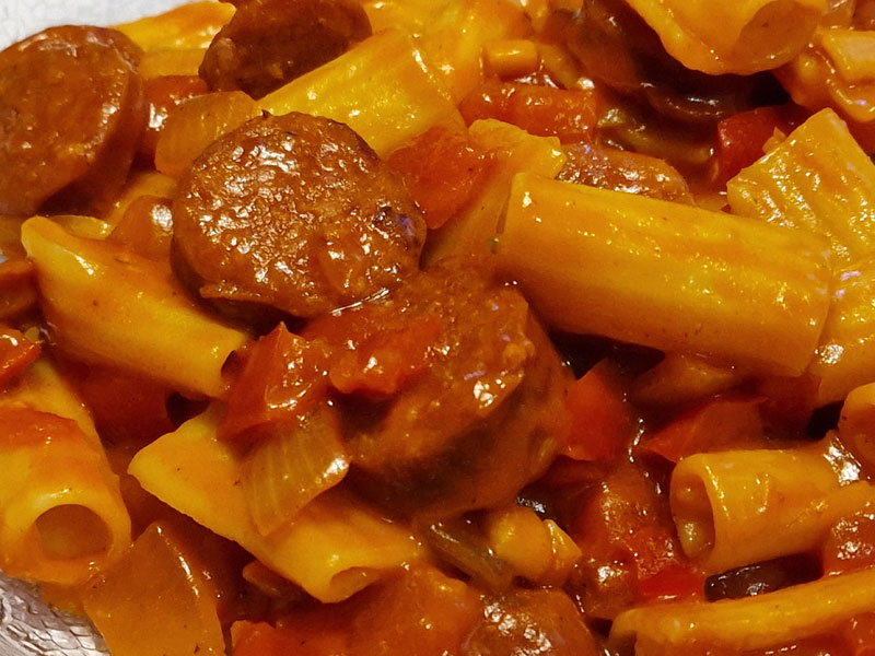 Chorizo-Nudeln