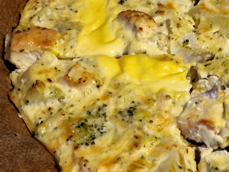 Hähnchen-Schüttelpizza